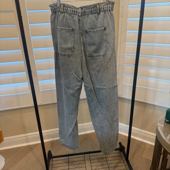 EUC, Rails Ryan wide leg drawstring denim pant, Sz M - Picture 2 of 4